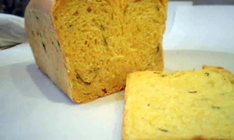 Рецепт тыквенного хлеба с зеленым луком