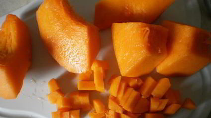 тыквенный хлеб с зеленым луком