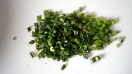 тыквенный хлеб с зеленым луком