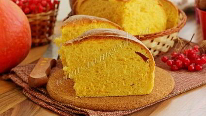 тыквенный хлеб в хлебопечке