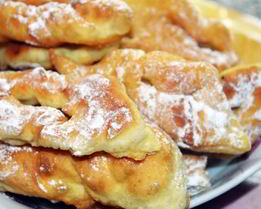 Хворост на кефире мягкий