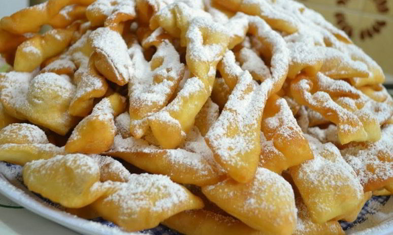 Рецепт хвороста на кефире