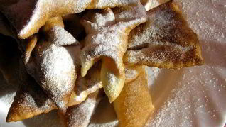 Хворост с кукурузной мукой