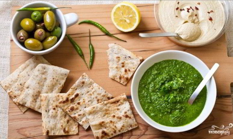 Рецепт армянского лаваша с зеленью