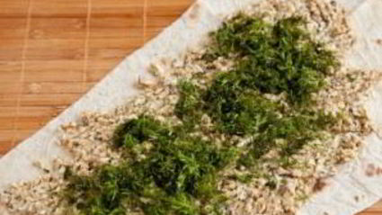 блинчики из лаваша с начинкой