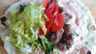 Домашний лаваш с начинкой