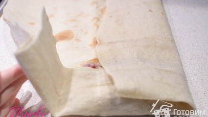 конвертики из лаваша с мясом и картофелем