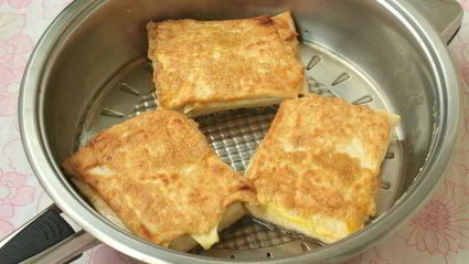 конвертики из лаваша с ветчиной и сыром