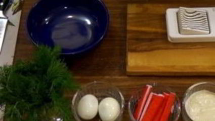 корзинки из лаваша с салатом