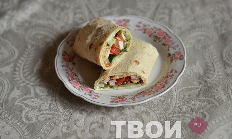 Рецепт курицы в лаваше