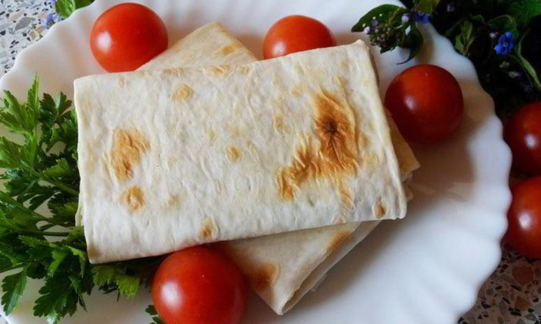 Рецепт кыстыбого в лаваше