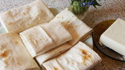 кыстыбый в лаваше