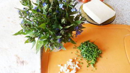 кыстыбый в лаваше