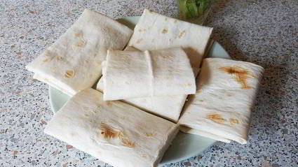 кыстыбый в лаваше