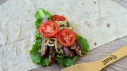 лангет в лаваше