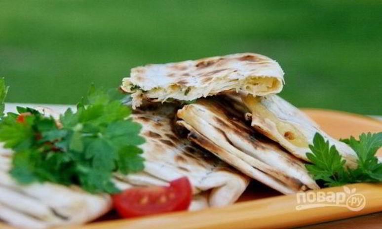 Рецепт лаваша на гриле
