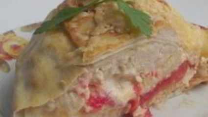 лаваш с фаршем и сыром