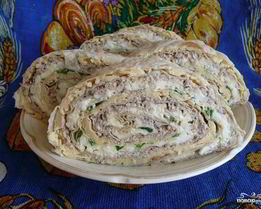 Лаваш с фаршем