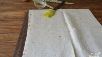 лаваш с картофельным пюре