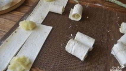 лаваш с картофельным пюре