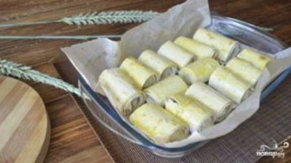 лаваш с картофельным пюре