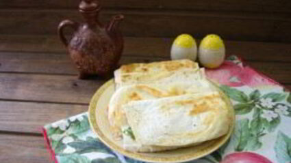 лаваш с копченым сыром