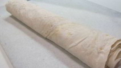 лаваш с курицей и корейской морковкой