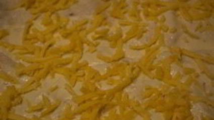 лаваш с ветчиной и твердым сыром