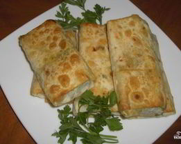 Лаваш с зеленью