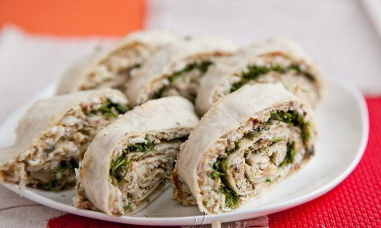 Рецепт лаваша со шпротами