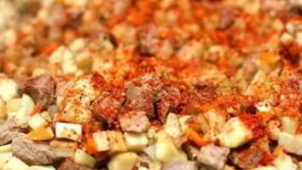 мясо в армянском лаваше