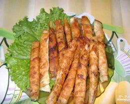 Палочки из лаваша с сыром