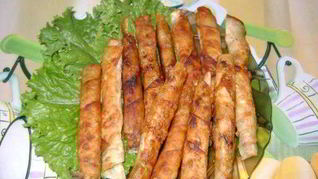 Палочки из лаваша с сыром