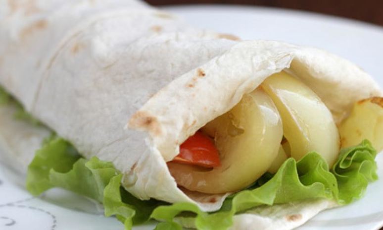 Рецепт печеных овощей в лаваше