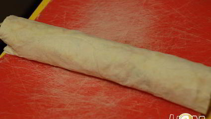 рулеты из лаваша с крабовым мясом и красной рыбой