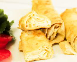 Рулеты из лаваша с сыром