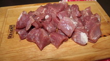 свиная вырезка с овощами в лаваше