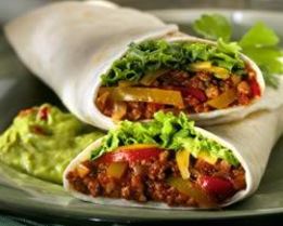 Закуска из лаваша по-мексикански