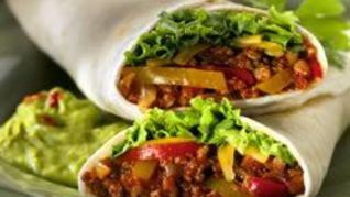 Закуска из лаваша по-мексикански