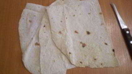 жареный лаваш с начинкой