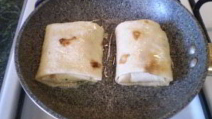 жареный лаваш с начинкой