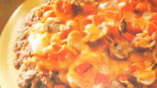 Большая свиная лепешка с начинкой