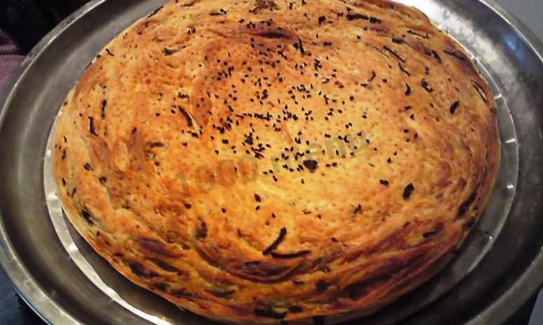 Рецепт фатыра лепешка с луком