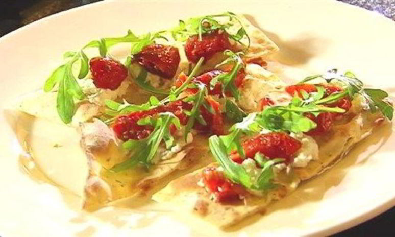 Рецепт фокаччи с помидорами и рикоттой