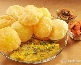 Индийские лепешки пури