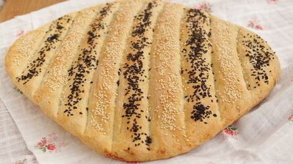 лепешка полосатая