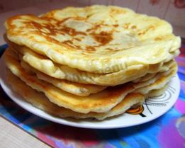 Лепешки на молоке