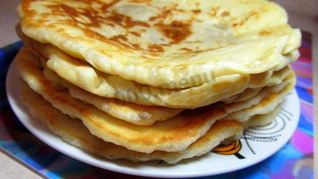 Лепешки на молоке