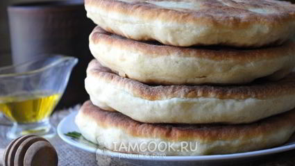 лепешки на простокваше на сковороде