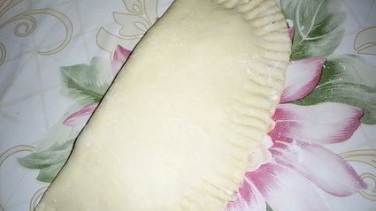 лепешки на простокваше весенние с творогом и зеленью